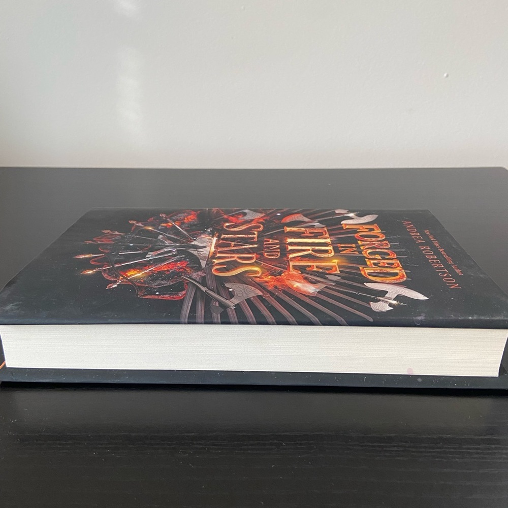 Forged in Fire and Stars by Andrea Robertson Hardcover Book - Picture 5 of 7